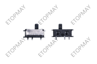 Mini-interrupteur à glissière SPDT 2 positions 7 broches SMD/SMT horizontal