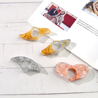 Early Riser bricolage cristal goutte colle livre Clip arbre anneau boucle bijoux miroir Silicone moule bricolage époxy livre Clip cadeau