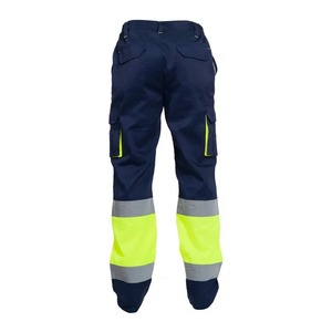 بنطلون عمل شتوي ثقيل مخصص مع أشرطة عاكسة للضوء وملابس عمل فلورسنت عالية الوضوح - Product Image 2