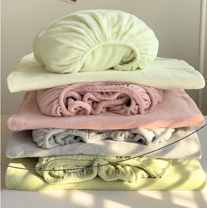 ملاءة سرير من الصوف الناعم جدًا مع جيب عميق للخريف والشتاء، دافئة ومريحة - Product Image 2