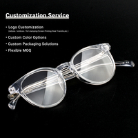 Lunettes de lecture rectangulaires en acétate transparent, monture fine ovale, fabrication directe du fabricant, unisexe, montures de lunettes tendance
