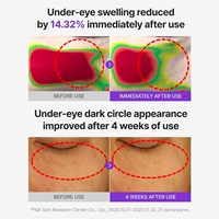 Patchs Éclat PDRN pour les Yeux – 6 Paires de Masques Hydrogel en Silicone Anti-Poches et Anti-Cernes à la Niacinamide