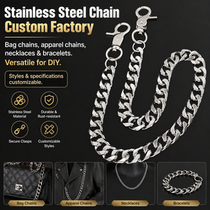<span class=keywords><strong>Cadena</strong></span> <span class=keywords><strong>de</strong></span> pantalón <span class=keywords><strong>de</strong></span> motocicleta <span class=keywords><strong>de</strong></span> acero <span class=keywords><strong>de</strong></span> titanio <span class=keywords><strong>de</strong></span> ocho lados pulido, estilo INS, <span class=keywords><strong>cadena</strong></span> lateral retorcida para hombre, personalizable, directo <span class=keywords><strong>de</strong></span> fábrica - Product Image 2