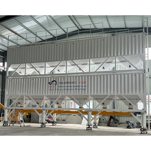 सस्ते मूल्य मोबाइल कंटेनर क्षैतिज सीमेंट सिलो 100 टन बड़े आकार के क्षैतिज सीमेंट सिलो - Product Image 4