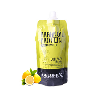 Maschera <span class=keywords><strong>per</strong></span> <span class=keywords><strong>Capelli</strong></span> al Collagene con Olio di Argan Biologico del Marocco, Trattamento Nutriente Naturale di Alta Qualità <span class=keywords><strong>per</strong></span> Schiarire i <span class=keywords><strong>Capelli</strong></span> - Product Image 1