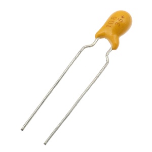 Condensateurs au tantale radiaux immergés 10uF 35V, <span class=keywords><strong>Tantal</strong></span> Kondensator 10%, pas de 5,08 mm, Topmay, bonne qualité - Product Image 1