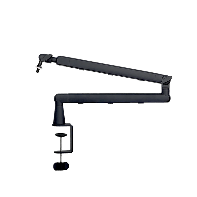 Professional Adjustable Aluminium Microphone Stand 360 Degree Rotating Desktop Clip Table Mounting for Studio Recording Music