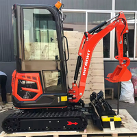Free Delivery Kubota Engine Mini Excavator Ce/Epa Garden Brand New Mini Excavator 1ton 2tons Mini Excavator