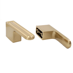Cabinet <strong>Knobs</strong> Champagne Bronze Wardrobe Cupboard Handle <strong>Door</strong> Drawer Handle Furniture Modern Kitchen Cabinet Handles for Kitchen - Product Image 2