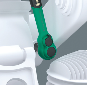Llave de Trinquete Wera Zyklop Comfort de 3/8\": Mecanismo de Dientes Finos Intercambiable con Expulsor de Puntas para Fijación Profesional - Product Image 4