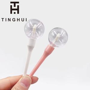 Transparent Lollipop Lip Gloss Tubes Custom logo Lip Balm <b>Container</b> Cosmetic Tubes Lip Gloss Tubes with Wands - Product Image 4