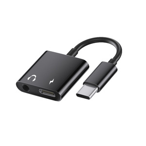 Adaptateur USB Type-C 2 en 1, câble <span class=keywords><strong>convertisseur</strong></span> d'écouteurs 60W pour PC/Pad Android, charge filaire 3,5 mm, livraison rapide en stock - Product Image 2