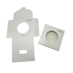 Coaster hộp giấy hình lục giác giấy kraft đóng gói trường hợp Vòng Gốm mỹ phẩm Tio 2 trắng Kraft túi giấy bất kỳ hình dạng chấp nhận 500 cái - Product Image 2