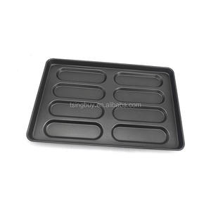 Molde de bandeja para hornear pan ovalado largo y ovalado personalizado de acero aluminizado antiadherente de 8 tazas, molde de 600*400mm - Product Image 5