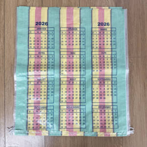 Sacchi in polipropilene (PP) a strisce colorate per la spesa, ideali per i mercati di Ghana, Mauritania, Tanzania, <span class=keywords><strong>Camerun</strong></span>, Congo, Togo - Product Image 1