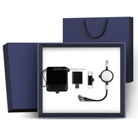 Banque d'alimentation câble usb chargeur clé usb accessoires de téléphone portable cadeau promotionnel premium cadeaux d'affaires coffret ensemble