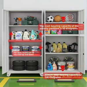 Gabinetes de almacenamiento de acero con cerradura con cajones multifuncionales para garajes, almacenes, talleres para almacenamiento de <span class=keywords><strong>bicicletas</strong></span> - Product Image 3