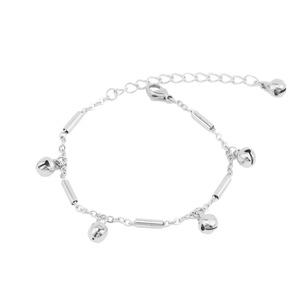 2026 Wholesale Jewelry Popular Niche Design <b>Silver</b> Plated Little Bear Shaped Pendant <b>Bracelet</b> Titanium Steel Unisex's <b>Bracelets</b> - Product Image 6