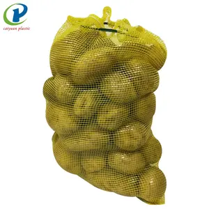 Pe פלסטיק ירקות אריזה רשת שקיות לתפוחי אדמה