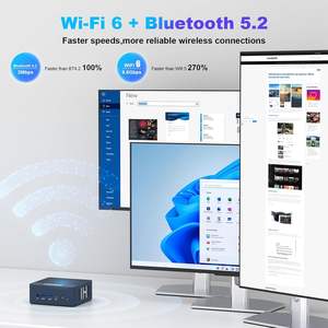 ใหม่ <span class=keywords><strong>awow</strong></span> W-11 Pro <span class=keywords><strong>Mini</strong></span> <span class=keywords><strong>PC</strong></span> 12th เจนเนอเรชัน Intel Core I5-12600HX 16เรื่องความละเอียด4.6 GHz UHD กราฟิก16 GB DDR4 512 GB PCIe3.0 SSD UK - Product Image 5