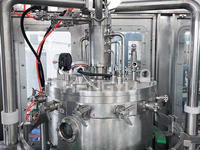 Machine de remplissage et de sertissage de canettes Hengyu à servomoteur 2000BPH, remplisseuse automatique haute vitesse pour usine de cannetage de boissons gazeuses