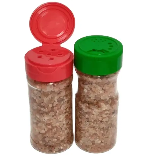Cheap Plastic Spice Bottle with toothpick cover/ Seasoning Jar with single Open Shaker Lid