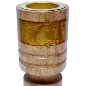 Opulent Crescent Serenity - Quemador de Incienso Árabe de Madera de Sándalo Hecho a Mano, Ecológico y Orgánico, para Ramadán y Eid - Product Image 1