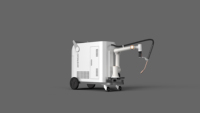 Robot cobot de soudage DONSIN, bras robotique à six axes avec commande PLC et alimentation en fil de métal, performances de soudage au laser stables