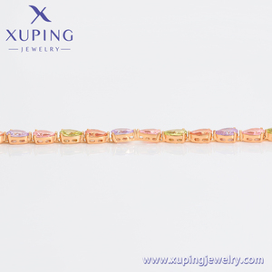 Xuping-<span class=keywords><strong>pulseras</strong></span> <span class=keywords><strong>de</strong></span> color dorado <span class=keywords><strong>de</strong></span> 18K para mujer, joyería <span class=keywords><strong>de</strong></span> fantasía china, luminoso, streaming en vivo, oferta semanal, A00907788 - Product Image 3