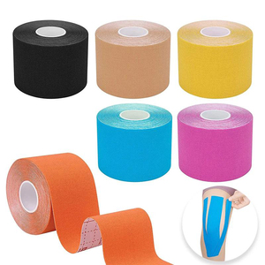 Fita Esportiva de Algodão para Cinesiologia, Rolo de Fita Atlética para Músculos e Articulações, Impermeável, Elástica e Suave para a Pele, Suporte para Articulações - Product Image 1
