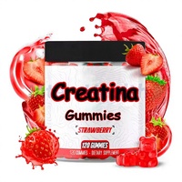 Gummies de créatine Ausreson à marque privée – Complément énergétique pré-entraînement 500g pour la croissance musculaire et la force maximale – Créatine monohydrate