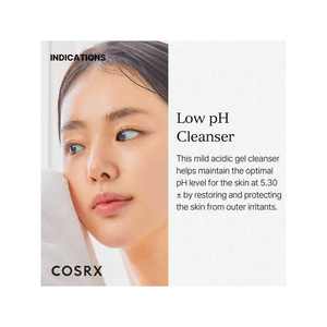 Nettoyant gel COSRX Low Ph Good Morning 150 ml pour peaux sensibles avec nettoyant moussant hydratant aux acides aminés - Product Image 2