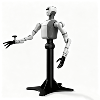 Robots Industriales Hirobot Nuevo A2CR-W4 Robot Colaborativo de Aleación de Magnesio-Aluminio Motor PLC Software Personalizable Entrada AC220V
