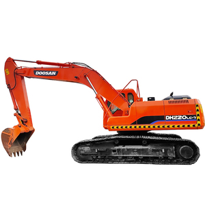 Excavatrice sur chenilles hydraulique d'occasion Doosan Dh220lc-7, excavatrice Hyundai 220 en vente mondiale - Product Image 1