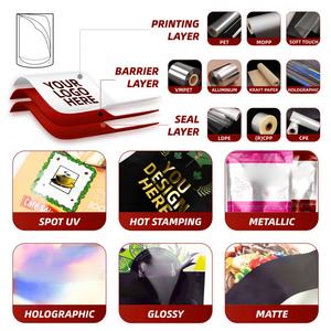 Custom Printed Logo Heat Seal Packaging Chocolate <b>Protein</b> Bar Candy Aluminum Foil Printing Design Food Packaging - Product Image 4