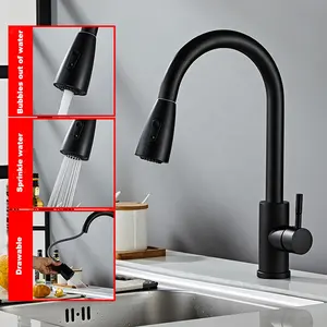 Yowin Multi-function Touch-Sensitive Pull Down Smart Sensor Touch Kitchen Faucet