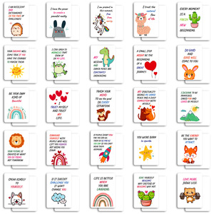 50 Tarjetas de Felicitación Motivacionales en Inglés, Frases Inspiradoras, Diseño Creativo Estilo Instagram, Envío Internacional - Product Image 4