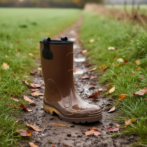 Botas de Seguridad Ttake Marrones de PVC 47 Tronchetto con Suela de Crepé - Product Image 3