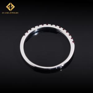 Anillo de Moda para Mujer, Plata 925, Diamantes Multicolores, Anillo de Compromiso o Boda - Product Image 3