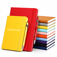 Carnets de bureau en gros, couverture rigide durable avec stylo, promotion de la marque, directement de l'usine