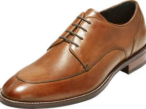 Chaussures habillées Oxford en cuir véritable pour hommes, marron, bout rond, à lacets, pour affaires, bureau, mariage - Product Image 3
