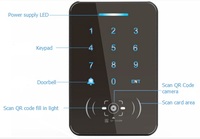 Lector de control de acceso dinámico Aplicación de código QR + tarjeta + contraseña MF Tarjeta inteligente Lector de código Qr Escáner RFID Control DE ACCESO DE CÓDIGO QR