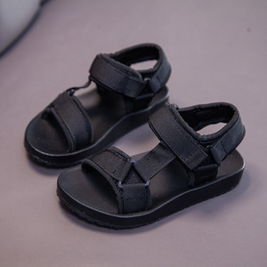 Sandales d'été à semelle souple pour enfants, chaussures décontractées de plage pour garçons, sandales simples à bout ouvert avec sangle tendance, vente en gros de sandales pour enfants - Product Image 4