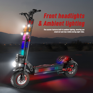 2025 Smart Two-Wheel Aluminum Scooter V 60Ah <b>Battery</b> 13-inch Tire 10000W Motor Speed 55MPH Full Suspension - Product Image 2