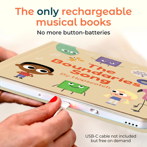 Livre sonore interactif pour l'éducation précoce des enfants, avec chansons sur <span class=keywords><strong>les</strong></span> thèmes des frontières, rechargeable USB-C, couverture rigide, <span class=keywords><strong>film</strong></span> laminé - Product Image 3