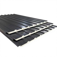 Aluminium-Isolierte Sandwichpaneele mit PU-Schaumkern Umweltfreundliche Feuer- und Wasserbeständige Moderne Dachkonstruktionspaneele
