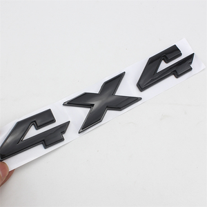 <span class=keywords><strong>4x4</strong></span> ABS plástico cromado negro vehículo coche letra placa de identificación pegatina coche insignia emblema - Product Image 4
