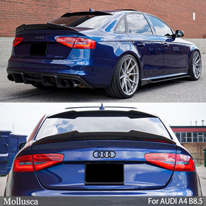 สำหรับ B8.5 PSM สไตล์คาร์บอนไฟเบอร์แท้ วัสดุทำสปอยเลอร์หลัง ปี 2012-2015 - Product Image 6