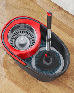 לנו & eu מדגם חינם נוח דו-כונן כפול כונן ללא יד מגב רצפת ניקוי דלי סופ עם מתכת סל פלסטיק - Product Image 1