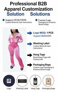 เสื้อผ้าผู้หญิงลดราคา OEM ODM แฟชั่นฤดูใบไม้ร่วง ฤดูหนาว ชุดเซ็ทสองชิ้น เสื้อฮู้ดดี้ผ้าลูกฟูก และกางเกงเข้าชุด ชุดกีฬา - Product Image 2